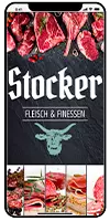 Metzgerei Stocker App-Screen